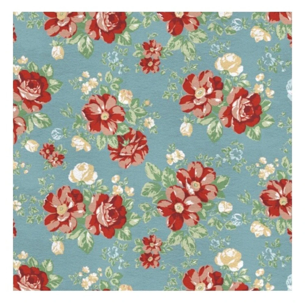 The Pioneer Woman Vintage Floral Fleece‎ Fabric 2yards for Blanket Throw NEW